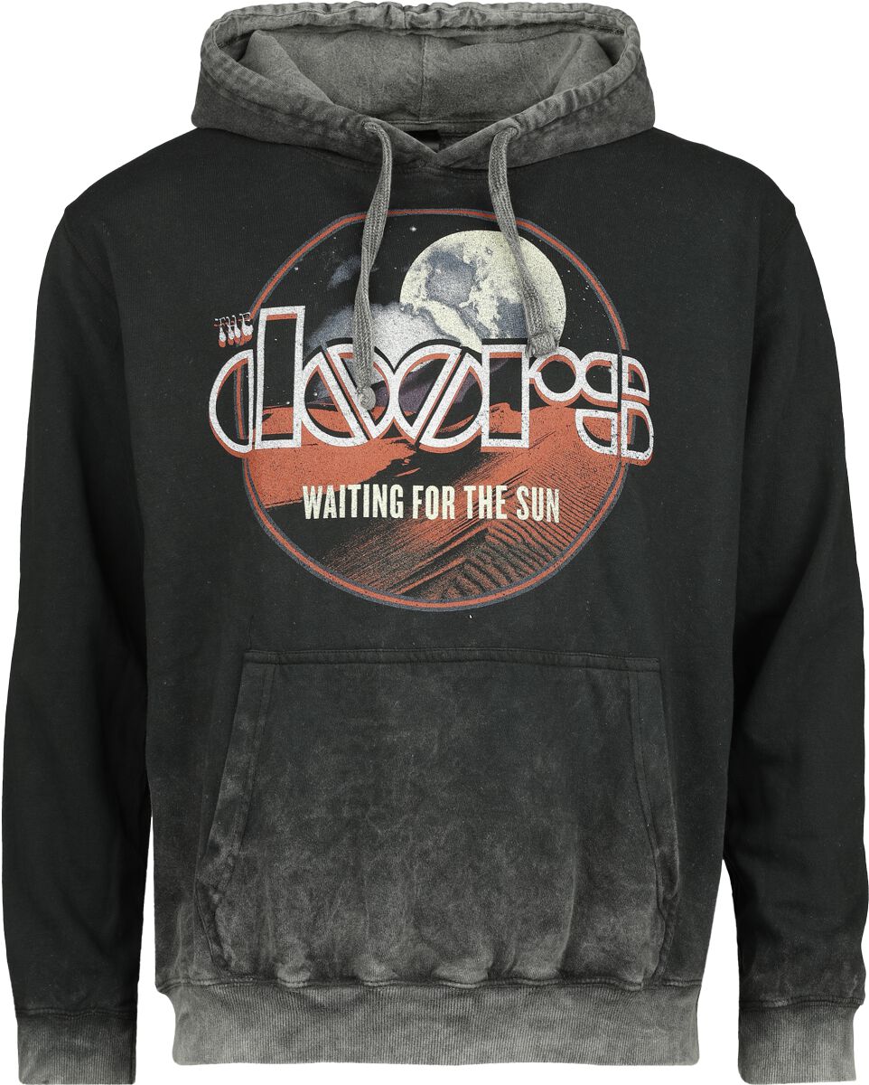 The Doors Kapuzenpullover - Waiting For The Sun - S bis XXL - für Männer - Größe L - charcoal  - Lizenziertes Merchandise! von The Doors