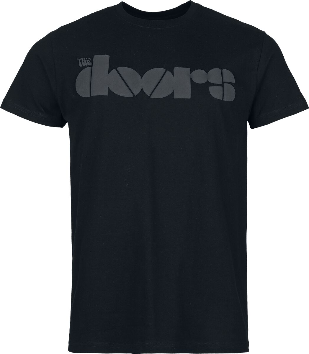 The Doors Logo 3D Druck T-Shirt schwarz in 3XL von The Doors