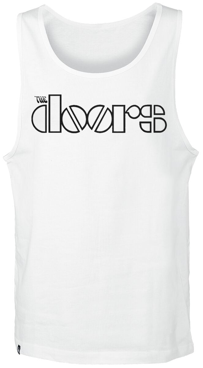 The Doors Logo Tank-Top weiß in XXL von The Doors