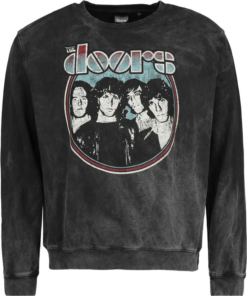 The Doors Sweatshirt - Photo - S bis XXL - für Männer - Größe L - charcoal  - Lizenziertes Merchandise! von The Doors