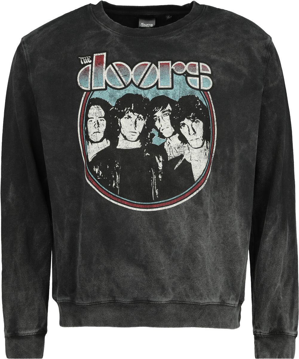 The Doors Sweatshirt - Photo - S bis XXL - für Männer - Größe M - charcoal  - Lizenziertes Merchandise! von The Doors
