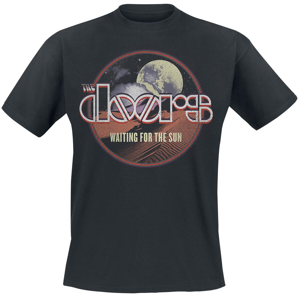 The Doors T-Shirt - Waiting For The Sun - S bis XXL - für Männer - Größe XL - schwarz  - Lizenziertes Merchandise! von The Doors