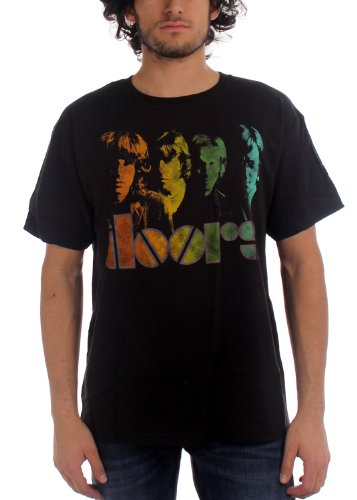 Unbekannt Die Türen - Spectrum Herren T-Shirt in Schwarz Gr. Large, Schwarz - Schwarz von The Doors