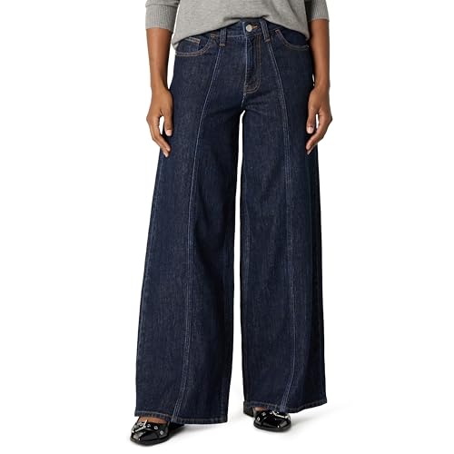 The Drop, Frida Relaxed Fit Jeans, Dunkles Indigo, 55 von The Drop