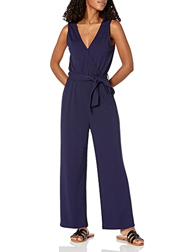 The Drop Ärmelloser Wickel Caralynmirand Jumpsuits, Marineblau, S von The Drop