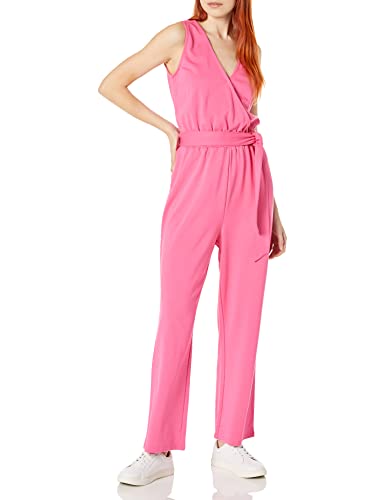 The Drop Ärmelloser Wickel Caralynmirand Jumpsuits, Rosa, XXS von The Drop