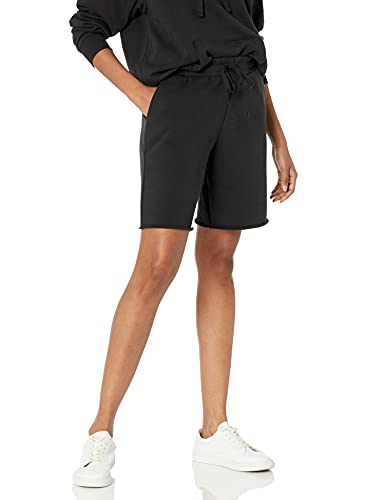 The Drop Damen Aileen Basketball-Shorts aus Fleece, Schwarz, XL von The Drop