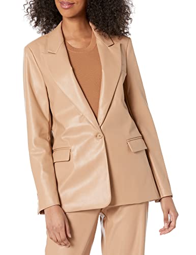 The Drop Anouk Blazer für Damen, Camel, Größe 3XL Große Größen von The Drop