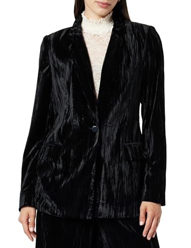 The Drop Blazer für Damen, Blake Lang, Schwarzer Samt, XS The Drop Blazer für Damen, Blake Lang, Schwarzer Samt, XS von The Drop