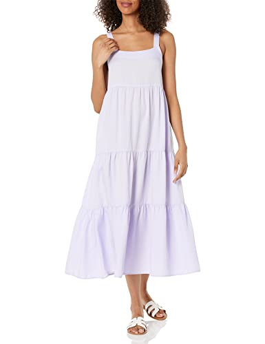 The Drop Britt Maxi-Zeltkleid im Stufendesign Kleider, Staubviolett, Large The Drop Britt Maxi-Zeltkleid im Stufendesign Kleider, Staubviolett, Large von The Drop