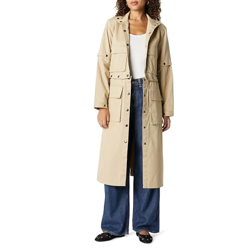 The Drop Convertible Utility Coat by @takkunda Mäntel, Travertin, XS von The Drop