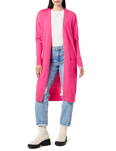 The Drop Daisy Long Cardigan Sweater Suéter, Rosa Rosa, XS von The Drop