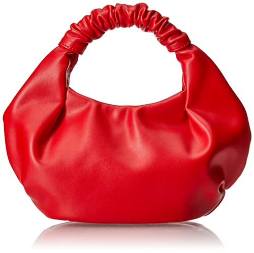 The Drop Damen Addison Soft Volume Tasche mit Tragegriff oben, Rot, Einheitsgröße von The Drop