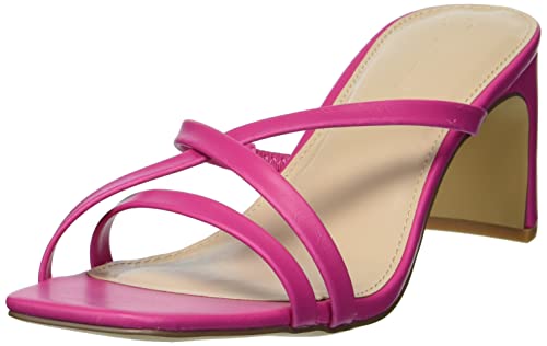 The Drop Damen Amelie Riemchensandalen mit Absatz und Karree-Zehenpartie - Pink - Gr. 38 EU von The Drop