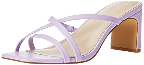 The Drop Damen Amelie Riemchensandalen mit Absatz und Karree-zehenpartie, Lavendel, 40.5 von The Drop