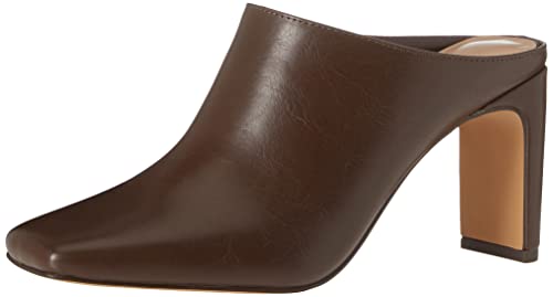 The Drop Damen Avena Square-Toe Block-Heel Mule, Kaffeebohnen, 40 von The Drop