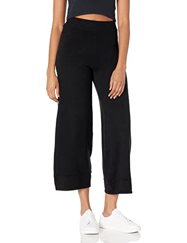 The Drop Damen Bernadette Pull-on Loose Fit Cropped Sweater Pant, Schwarz, 4XL Große Größen von The Drop