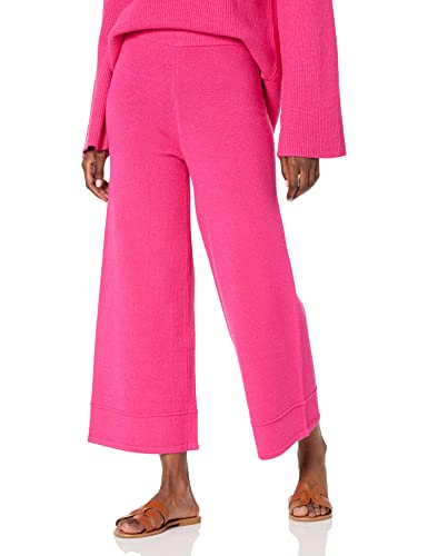 The Drop Damen Bernadette Pull-on Loose-fit Cropped Sweater Pant, Rosa, S von The Drop