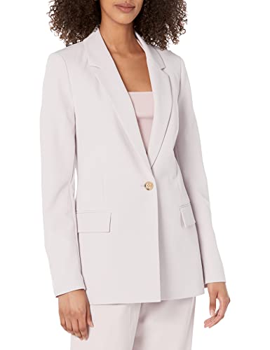 The Drop Blazer für Damen, Blake Lang, Flieder Marmor, Medium von The Drop