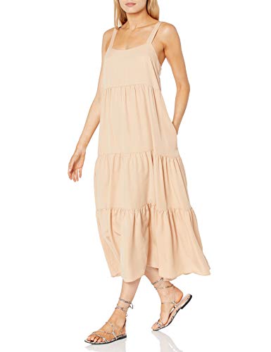 The Drop Damen Britt Maxi-Zeltkleid im Stufendesign, Ingwer, XXL Große Größen von The Drop
