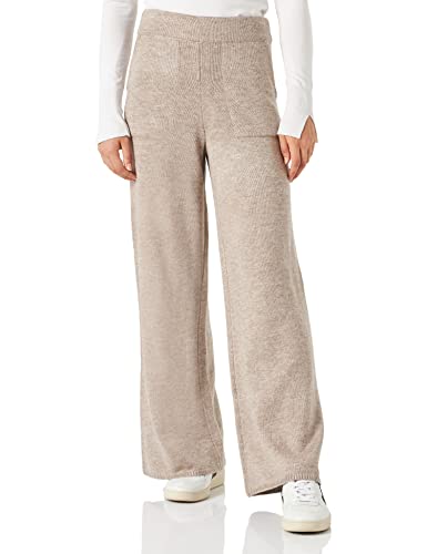 The Drop Women's Cynthia Wide Leg Sweater Pant, Heather Mushroom, 2X, Plus Size von The Drop