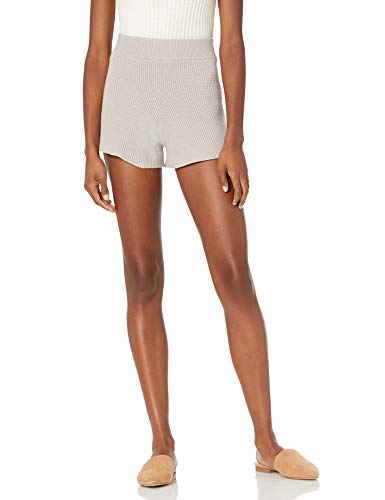 The Drop Damen Faith Rippstrick-Shorts zum Hineinschlüpfen, Porpoise, XL von The Drop