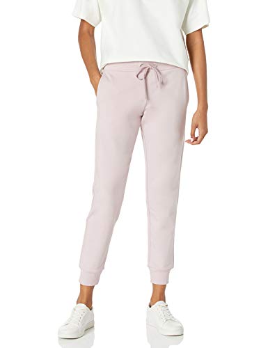 The Drop Damen Grace Jogginghose, extra-weich, Stretch, Rippenbündchen, Eisrosa., 5XL Große Größen von The Drop
