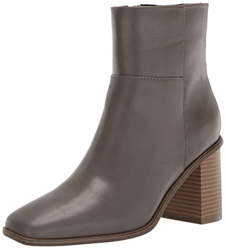 The Drop Damen Ibita Stiefelette mit Hohem Absatz und Seitlichem Reißverschluss Ankle Boot, Grau, 36 EU von The Drop