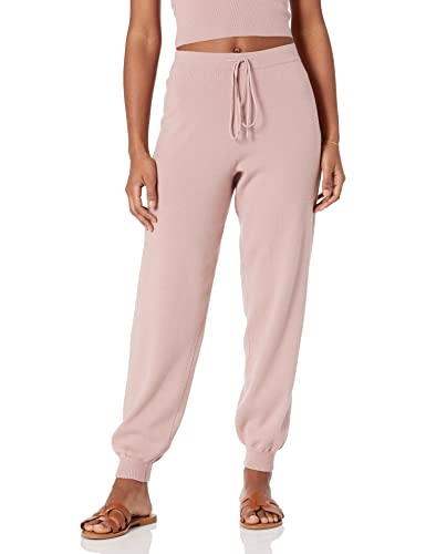 The Drop Damen Maddie superweiche Strick-Jogginghose mit lockerer Passform, Zephyr Pink, L von The Drop