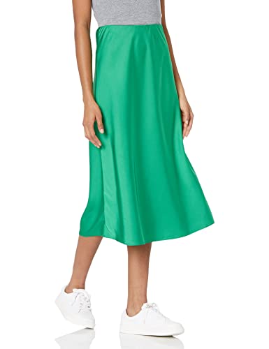 The Drop Damen Maya Rock, seidiger Slip-Skirt-Stil, Smaragdgrün, 3X von The Drop