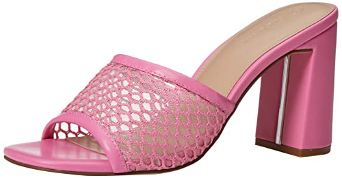 The Drop Damen Pattie Mules mit Hohem Blockabsatz, Pinkes Netzgewebe, 39 The Drop Damen Pattie Mules mit Hohem Blockabsatz, Pinkes Netzgewebe, 39 von The Drop