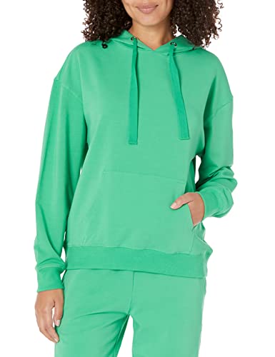 The Drop Damen Remi Sweatshirt mit langen Ärmeln, French Terry, Jade, X-Large von The Drop