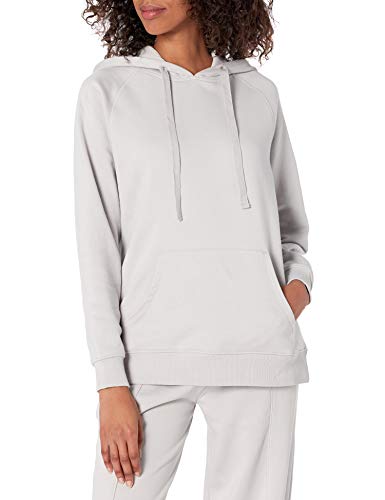 The Drop Damen Renee Hoodie, weiter Schnitt, Fleece, Washed-Look, Microchip Gray, XXS von The Drop