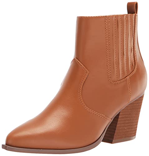 The Drop Damen Sia Damen Western Knöchelhoher Stiefel mit spitzer Zehenpartie, Mokka, 40 EU von The Drop