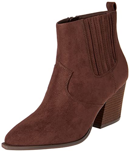 The Drop Damen Sia Pointed Toe Western Ankle Boot, Kaffeebohnen, 39 von The Drop