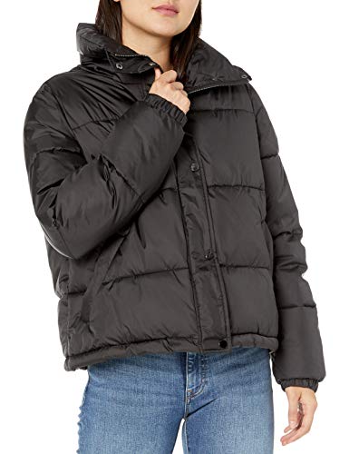 The Drop Dani Winterjacke mit recyceltem Polyester, schwarz, S von The Drop