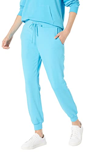 The Drop Damen Grace Supersoft Stretch Rib Cuff Jogger, Ozeanblau, L von The Drop