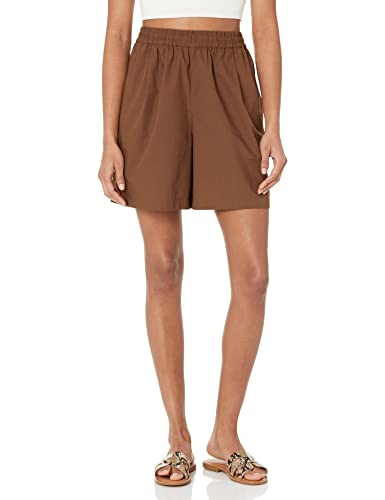 The Drop Jada High Wiast lockerer Passform Shorts, Kaffeebohnen, 3XL Größen The Drop Jada High Wiast lockerer Passform Shorts, Kaffeebohnen, 3XL Größen von The Drop