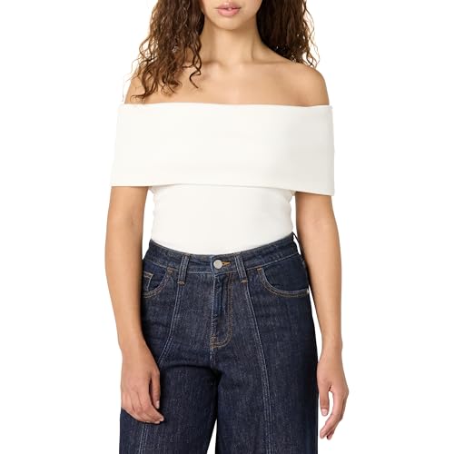 The Drop Jan Off The Shoulder Knit Top Blusen, Weiß, XXL Große Größen The Drop Jan Off The Shoulder Knit Top Blusen, Weiß, XXL Große Größen von The Drop