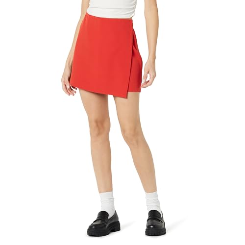 The Drop Kamila A-line Mini Skort Rock, Lavarot, XXL von The Drop