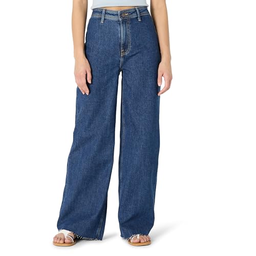 The Drop Kori Relaxed Wide Leg Jeans, Mittlere Waschung, 54 von The Drop