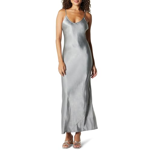 The Drop Lana Maxi Slip Dress Maxikleid, Ultimatives Grau, 3X von The Drop
