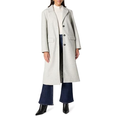 The Drop Liam Lockerem Schnitt Mäntel, Grau meliert, 4XL Große Größen von The Drop