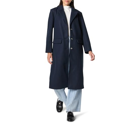 The Drop Liam Lockerem Schnitt Mäntel, Marineblau, XXL Große Größen von The Drop