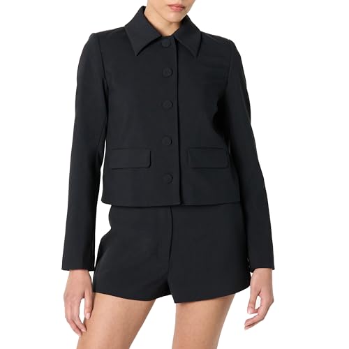 The Drop Myra Suiting Jacket with Flap Pockets Jacke, Schwarz, XXL von The Drop