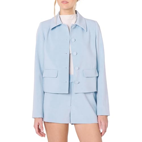 The Drop Myra Suiting Jacket with Flap Pockets Jacke, Skyway, XXL The Drop Myra Suiting Jacket with Flap Pockets Jacke, Skyway, XXL von The Drop