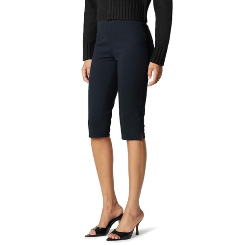 The Drop Parker Ponte Capri Hose, Schwarz, 3XL Große Größen von The Drop