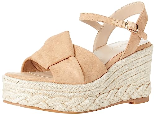 The Drop Plateau-Espadrille für Damen, Jeremy, Hellbraun (Doe Tan), 36,5 EU von The Drop