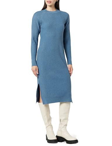 The Drop Renata Rib Midi Dress Kleider, Blauer Saphir, L von The Drop