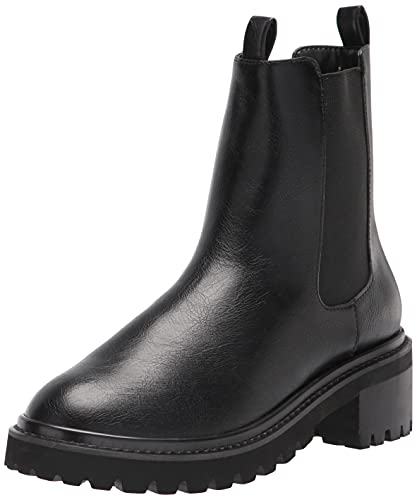 The Drop Damen Saviah Chelsea-schlupfstiefel mit Dicker Sohle Classic Boots, Schwarz, 39 EU von The Drop